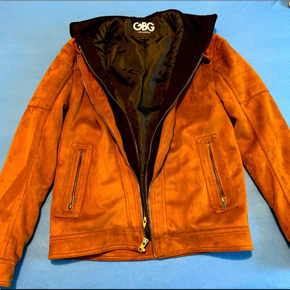 Jacket from G By Guess Los Angeles. Size is XS. Jacket has a black hood.